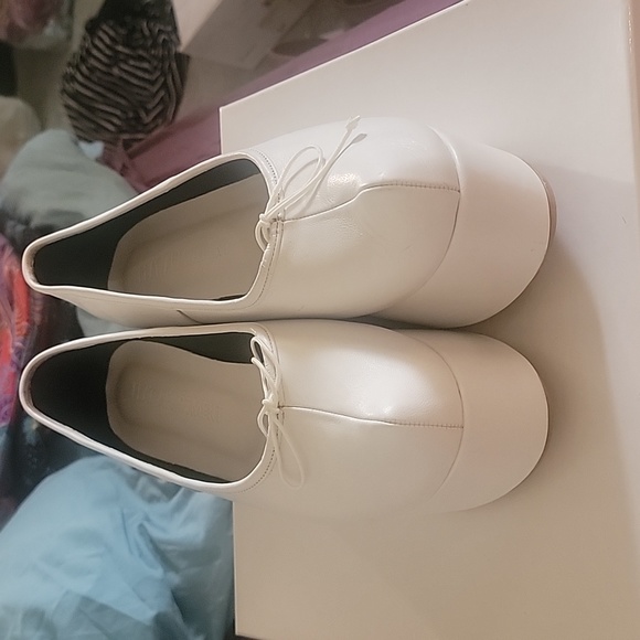 Flat Apartment Ballerina Platform Lambskin Shoes - Picture 6 of 12